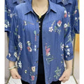 Camisa Jeans FloralVint